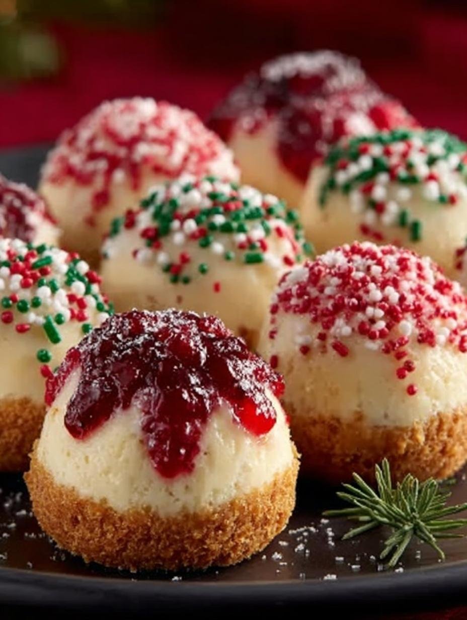 Bake Christmas Cheesecake Bites: Irresistible Holiday Treats - Bake Christmas Cheesecake Bites - main visual representation