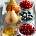 Baked Pears Berries Honey