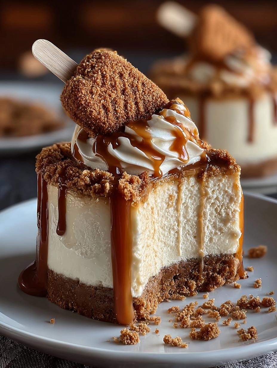 Biscoff Cookie Butter Cheesecake: 5 Irresistible Pops - Biscoff Cookie Butter Cheesecake - main visual representation