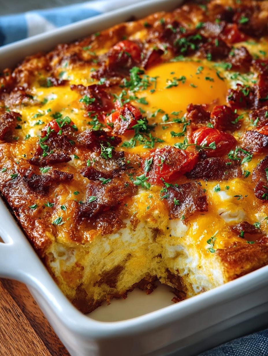 Breakfast Casserole Ahead Meal