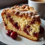 Cherry Almond Coffee Cake