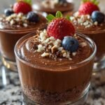 Chocolate Hazelnut Mousse Cups