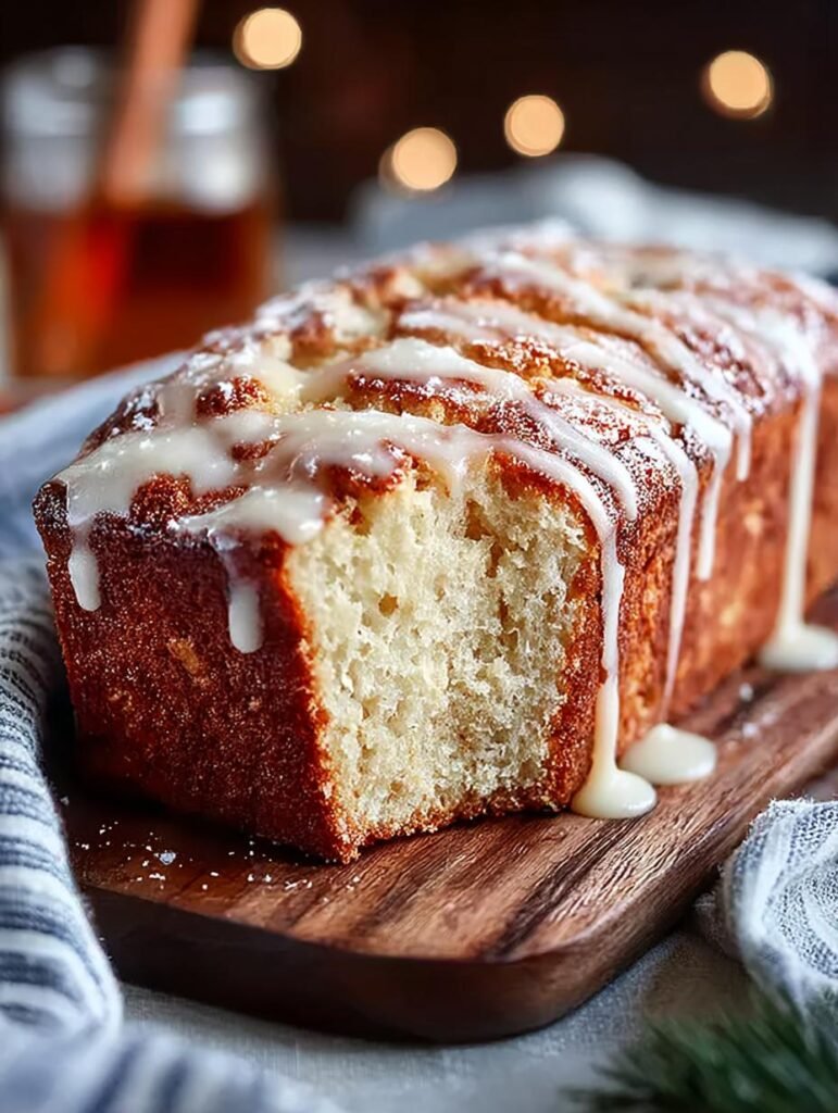 Christmas Eggnog Bread