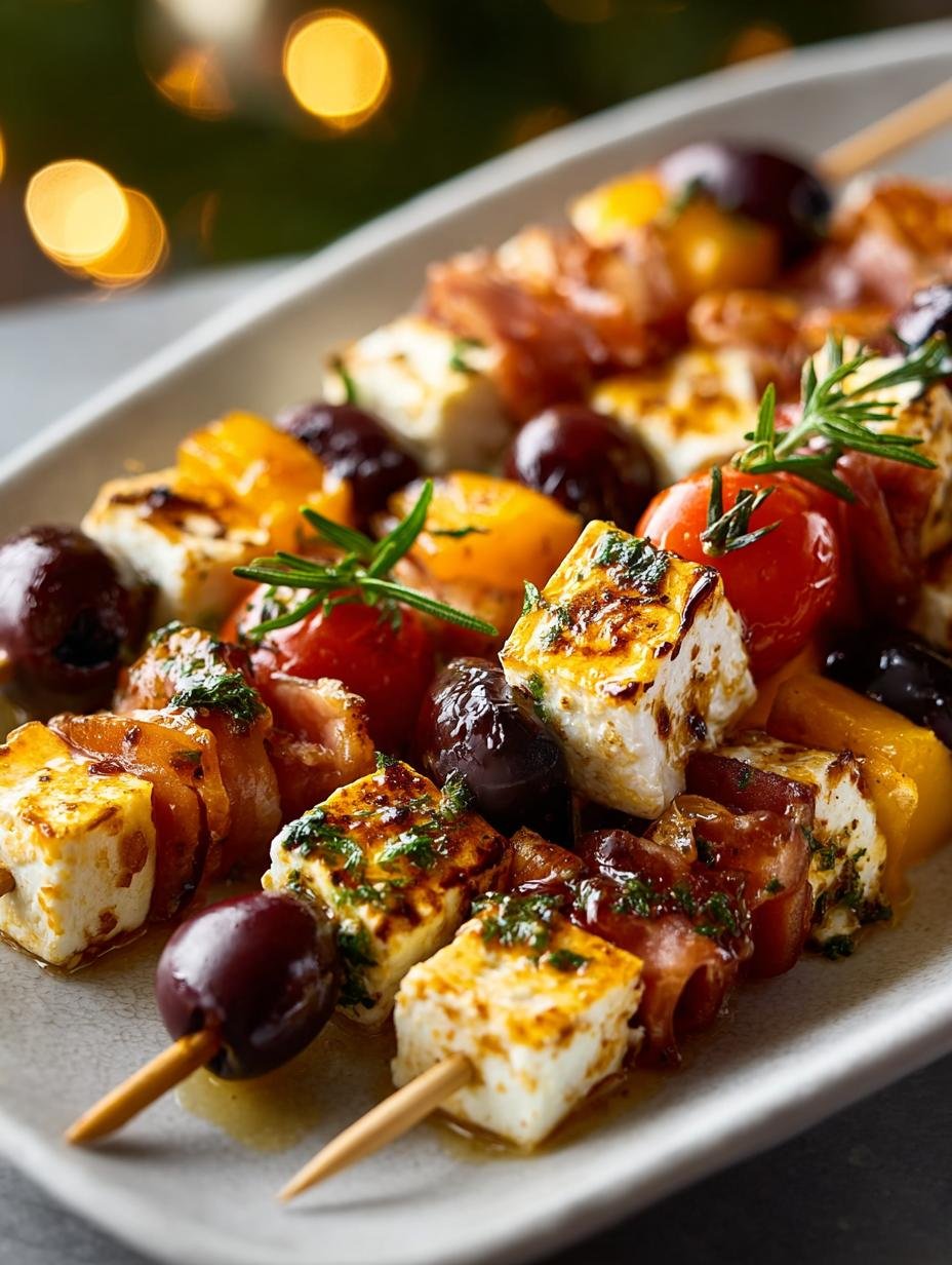 Christmas Festive Charcuterie Skewers: Irresistible Bites - Christmas Festive Charcuterie Skewers - main visual representation