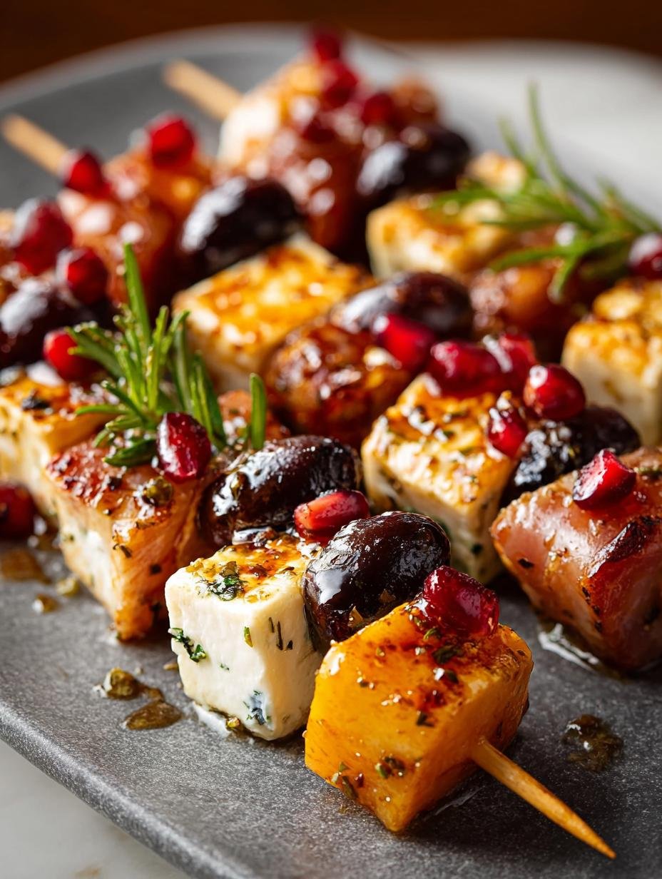 Christmas Festive Charcuterie Skewers: Irresistible Bites - Christmas Festive Charcuterie Skewers - additional detail