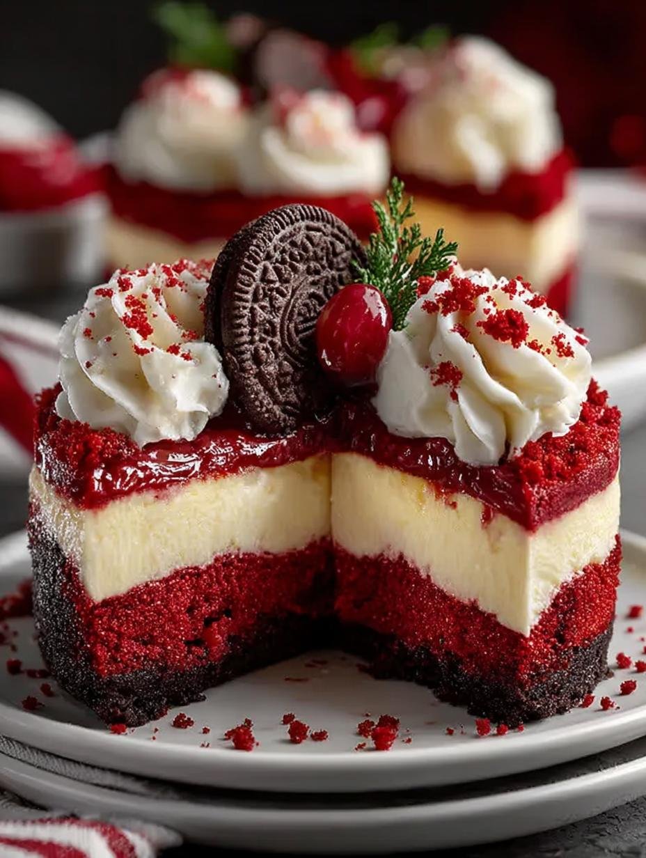 Christmas Red Velvet Cheesecake: 5 Reasons to Indulge - Christmas Red Velvet Cheesecake - main visual representation
