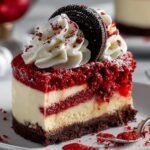 Christmas Red Velvet Cheesecake