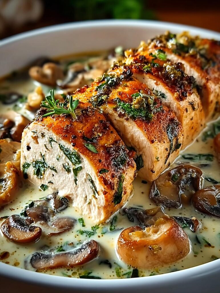 Cozy Rotisserie Chicken Mushroom