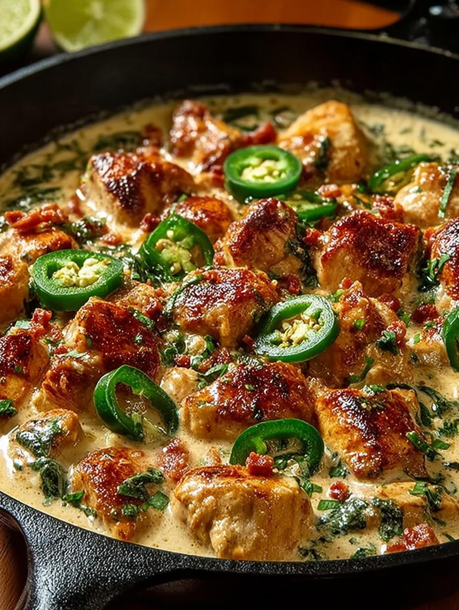 Creamy Jalapeno Chicken Skillet: 30-Minute Comfort Dish - Creamy Jalapeno Chicken Skillet - additional detail