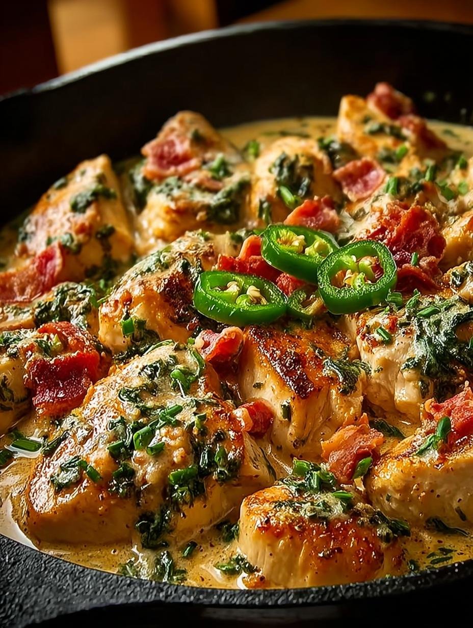 Creamy Jalapeno Chicken Skillet
