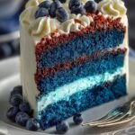Decadent Blue Velvet Cake