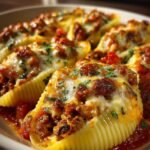 Enchilada Stuffed Pasta Shells