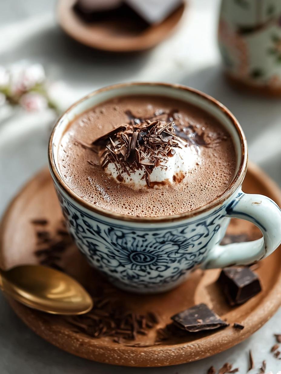Hojicha Hot Chocolate