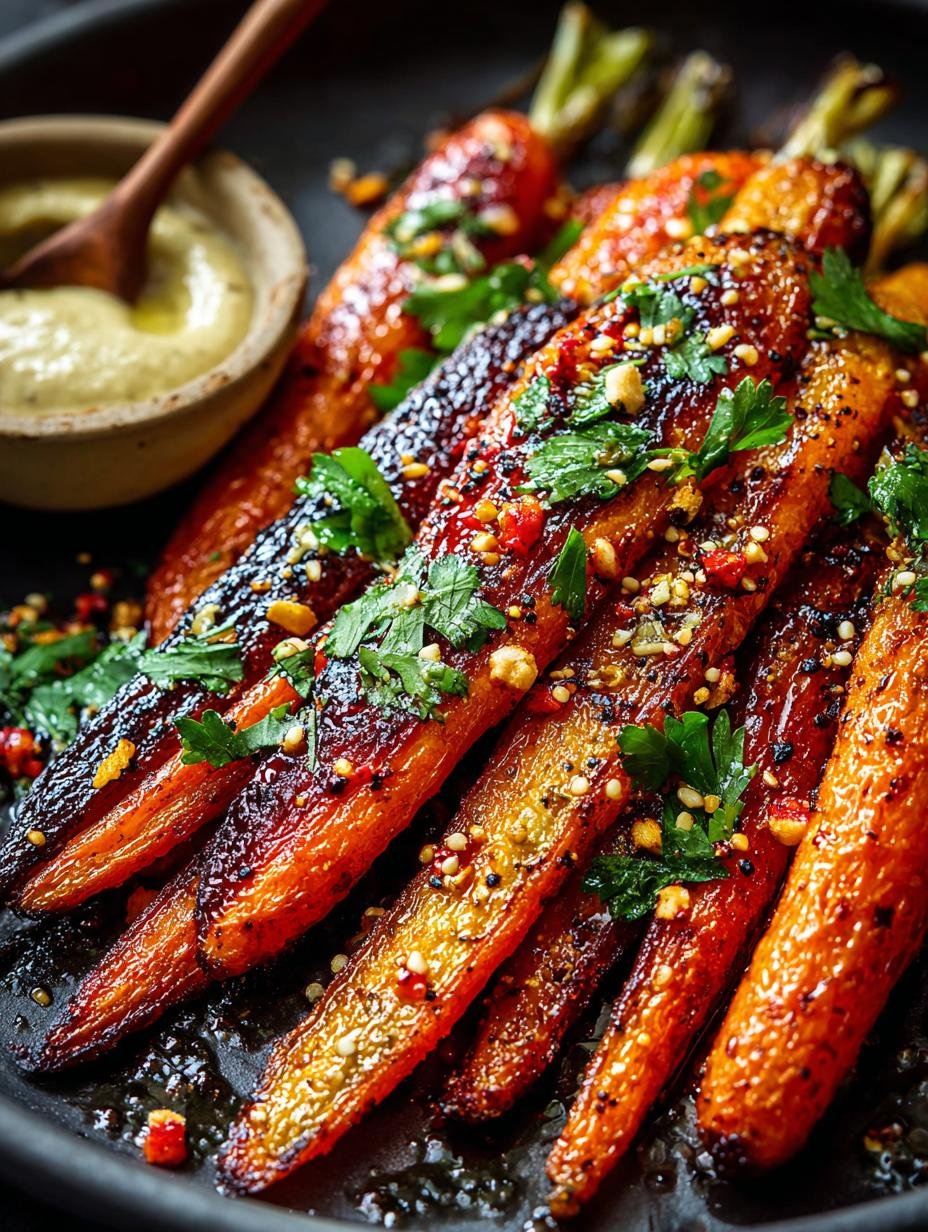 Irresistible Harissa Roasted Carrots