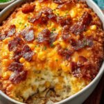 Irresistible Loaded Corn Casserole