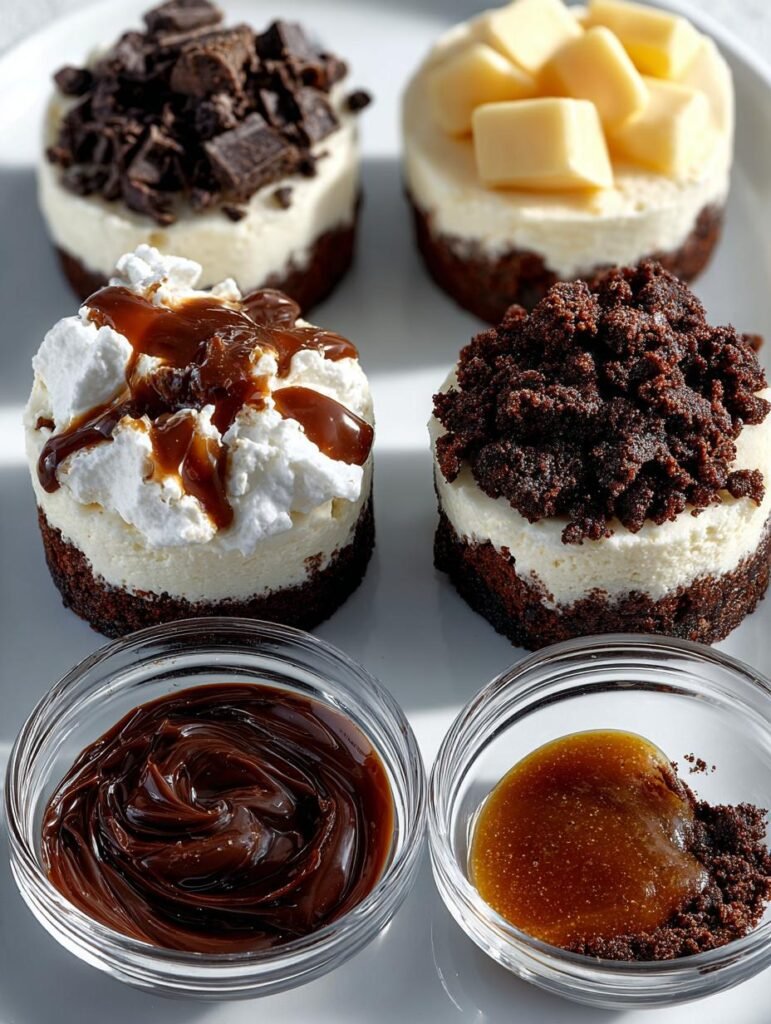 Loaded Brownie Cheesecake Cup