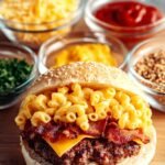 Mac Cheese Bacon Burger