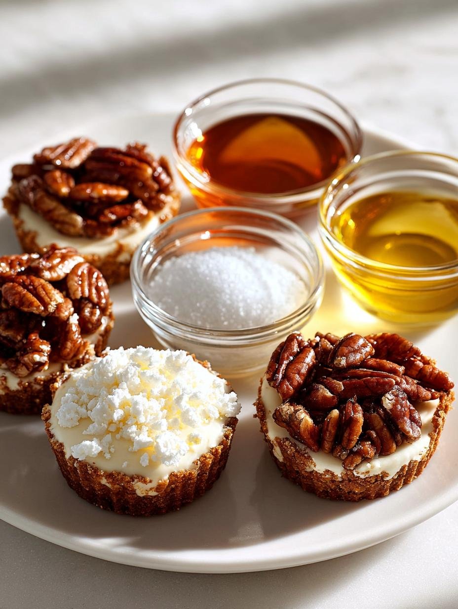 Mini Pecan Pie Cheesecakes: 12 Irresistible Bites - Mini Pecan Pie Cheesecakes - additional detail