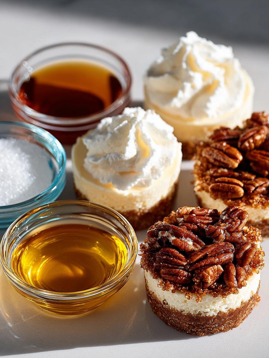 Mini Pecan Pie Cheesecakes