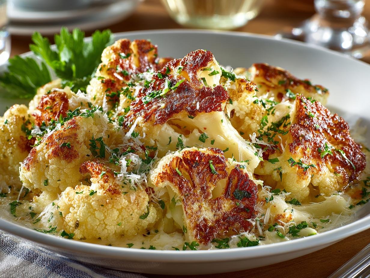 Parmesan Roasted Cauliflower