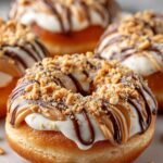 Peanut Butter Cheesecake Donuts