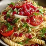 Quinoa Pasta Pomegranate Salad