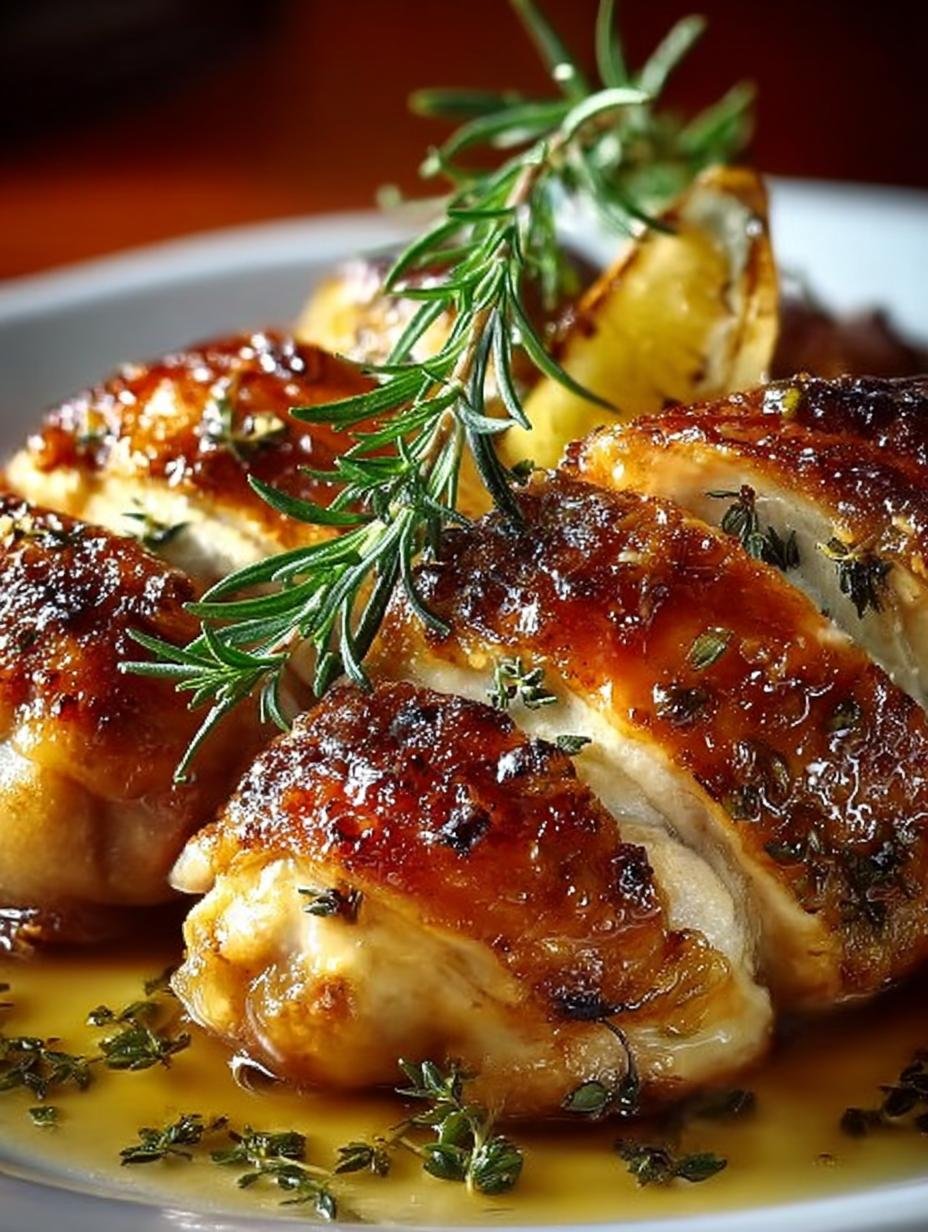 Savory Roasted Chicken with Wine: A Delicious Dinner Recipe - Savory Roasted Chicken with - main visual representation