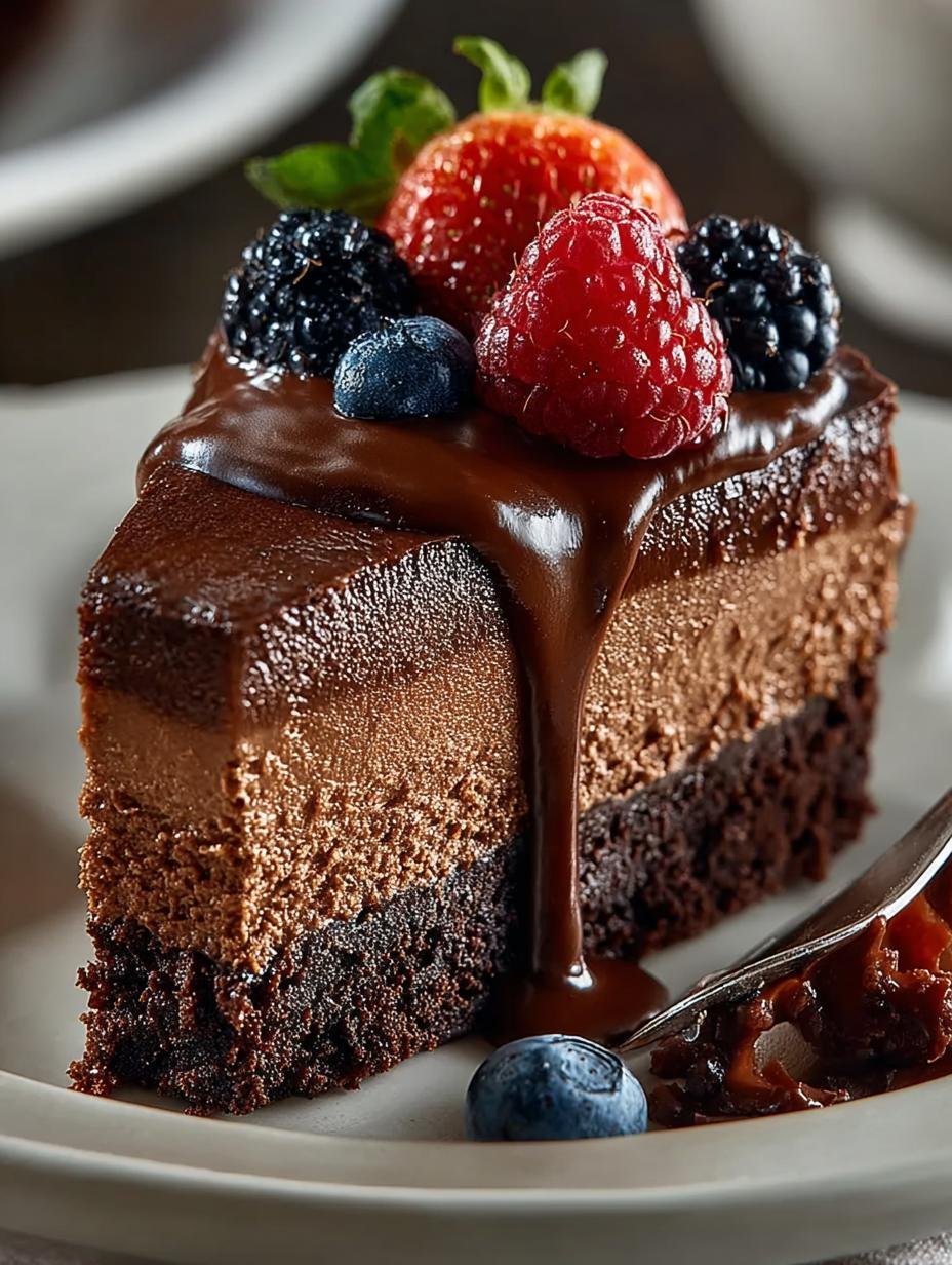 Decadent Vegan Chocolate Mousse Cake Recipe - Vegan Chocolate Mousse Cake - main visual representation