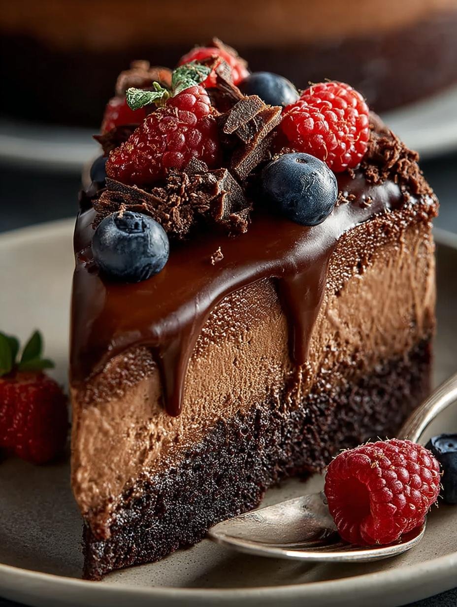 Vegan Chocolate Mousse Cake