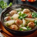 Winter Melon Meatball Soup