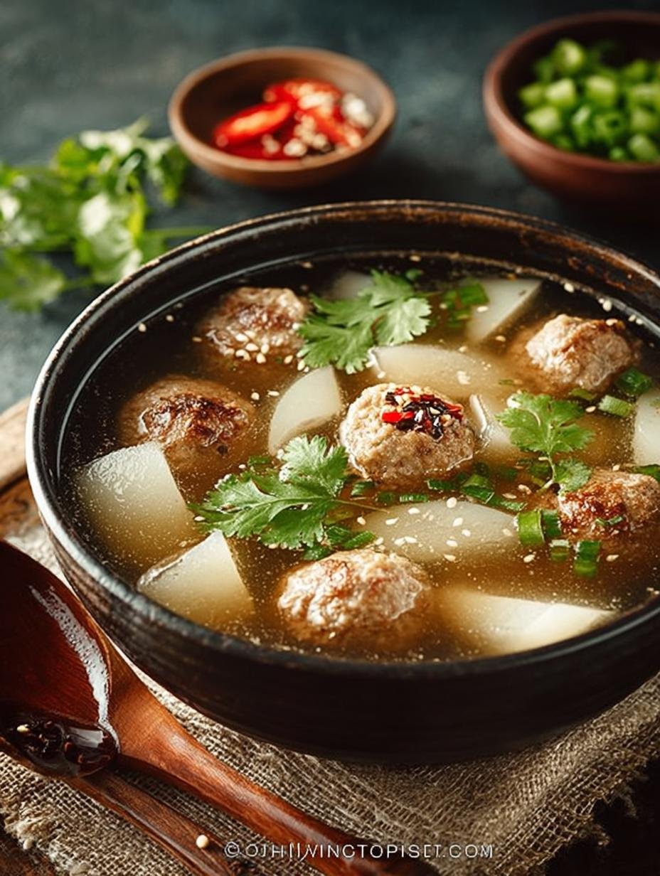 Winter Melon Meatball Soup: 6 Irresistible Steps to Comfort - Winter Melon Meatball Soup - additional detail