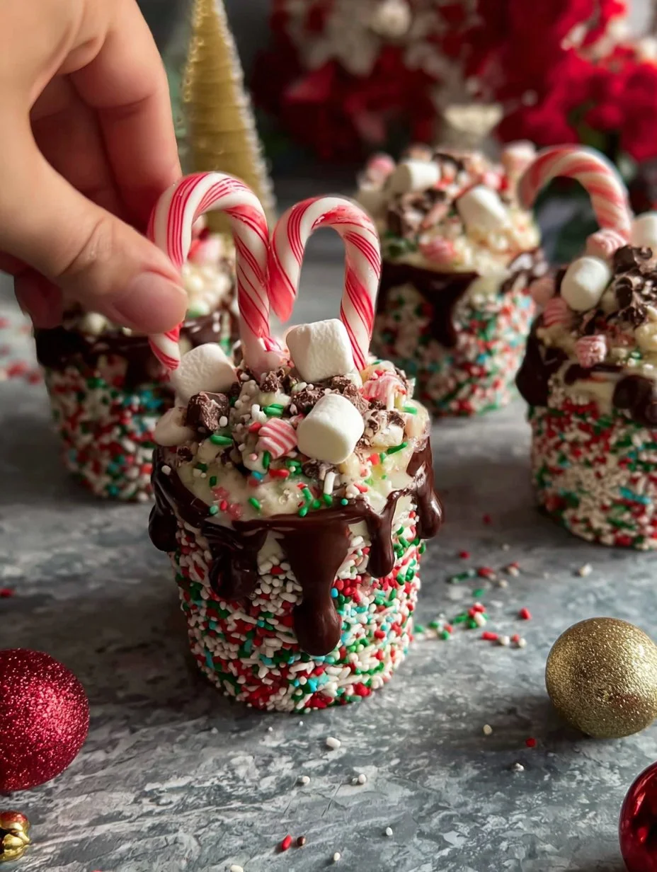Delicious chocolate hot cups served in a cozy setting