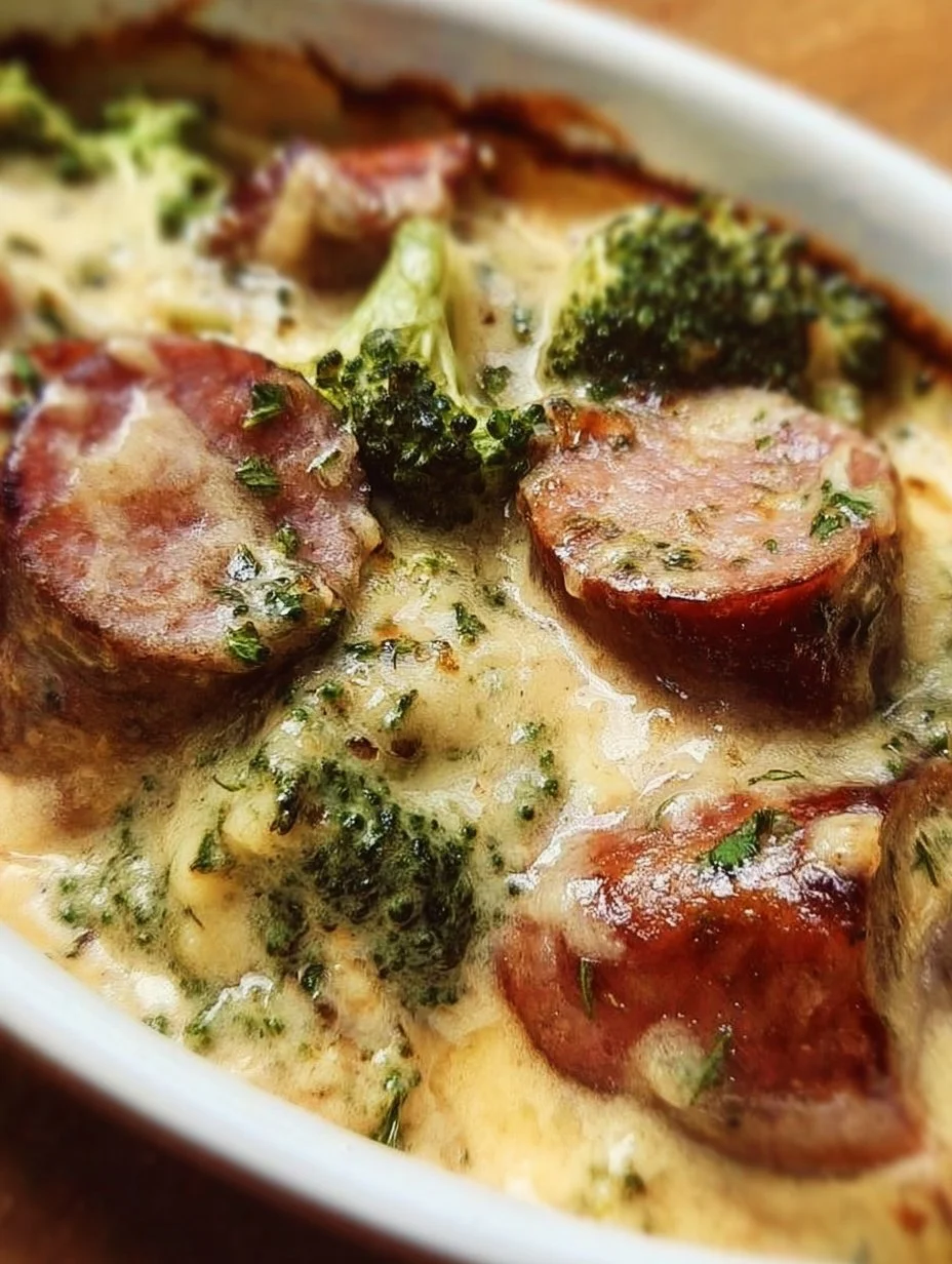 Delicious keto broccoli and cauliflower au gratin dish