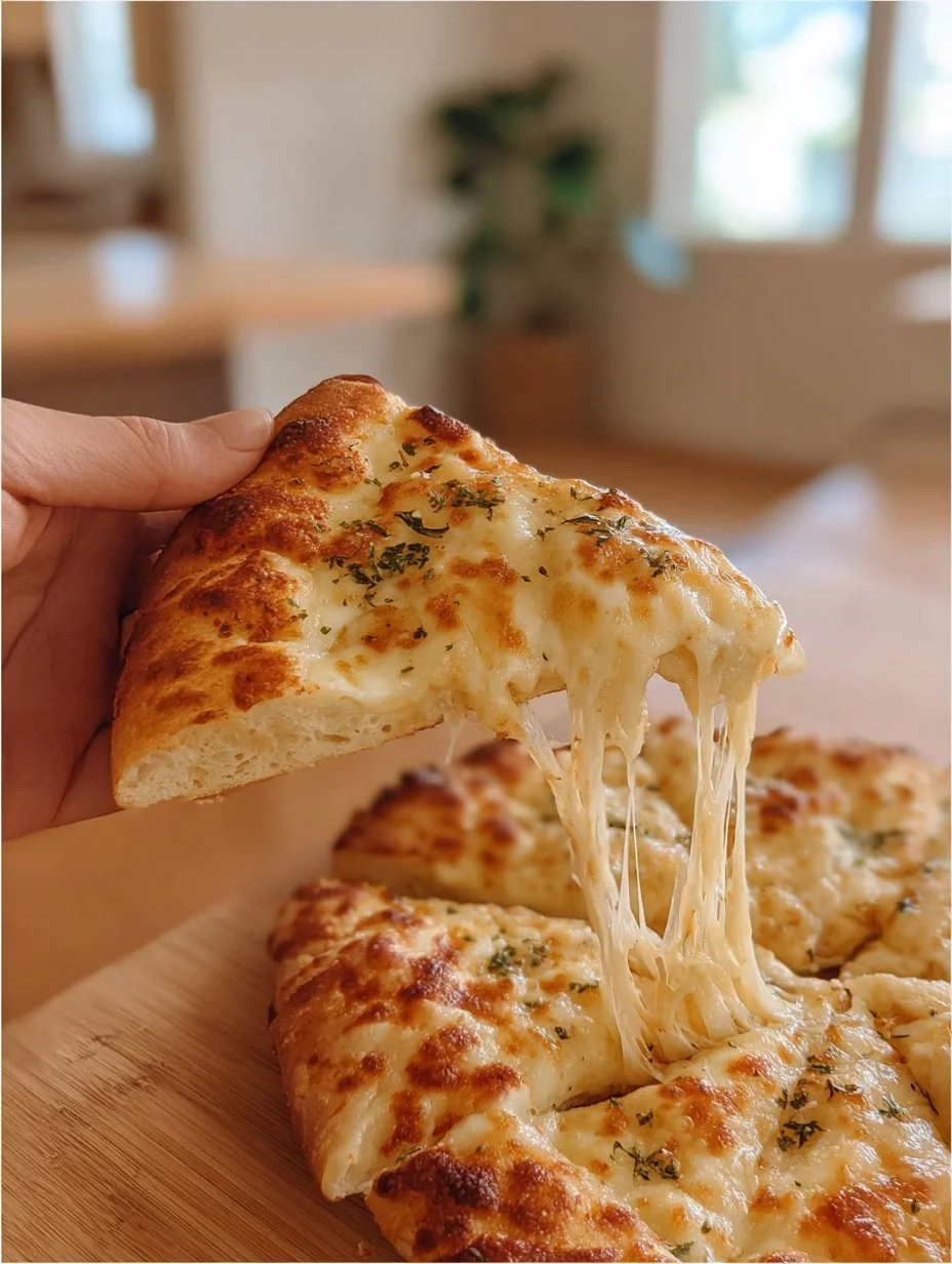 Garlic butter naan pizzas cooked in an air fryer, ready to enjoy.
