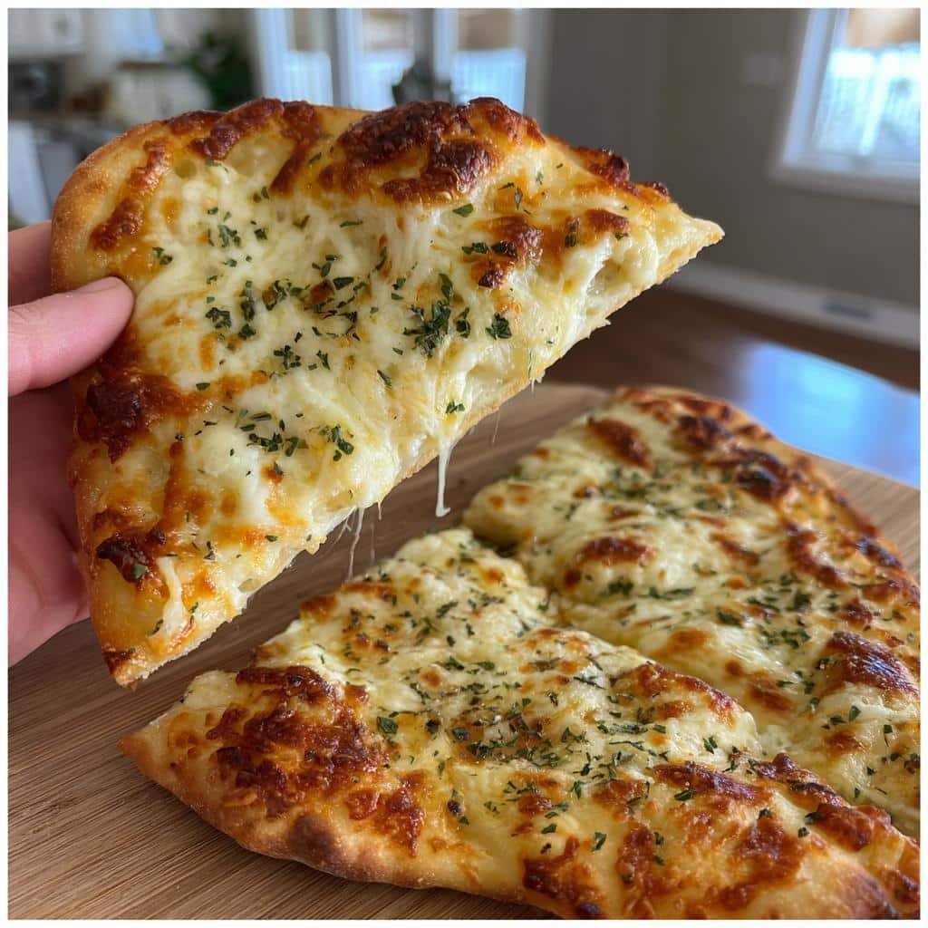 15-Minute Air Fryer Garlic Butter Naan Pizzas - Irresistible!