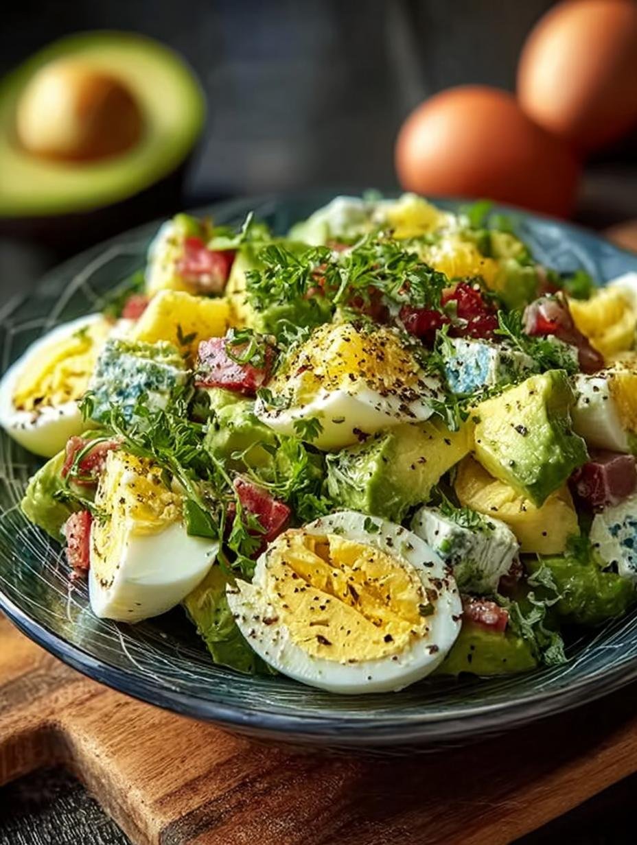 Creamy Avocado Egg Salad: 6 Simple Steps to Deliciousness 3 Creamy Avocado Egg Salad: 6 Simple Steps to Deliciousness - Avocado Egg Salad - additional detail