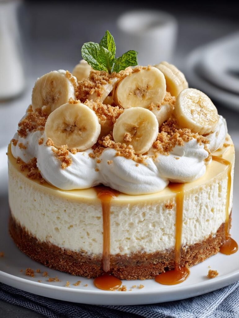 Bake Banana Pudding Cheesecake