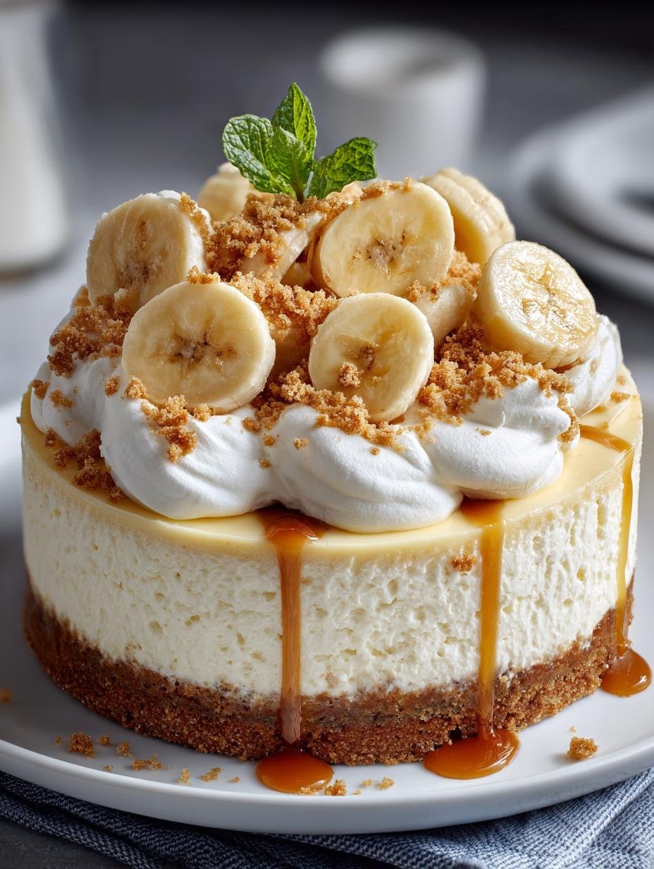 Bake Banana Pudding Cheesecake