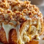 Banana Pudding Rolls with