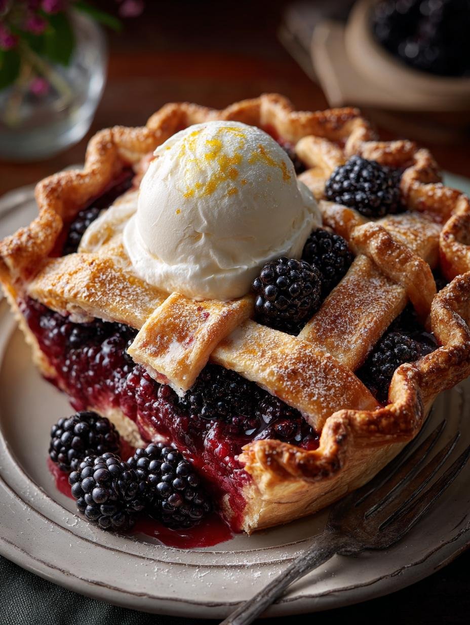 Blackberry Pie with Cream: 7 Irresistible Variations 3 Blackberry Pie with Cream: 7 Irresistible Variations - Blackberry Pie with Cream - additional detail