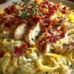 Cheddar Bacon Chicken Alfredo