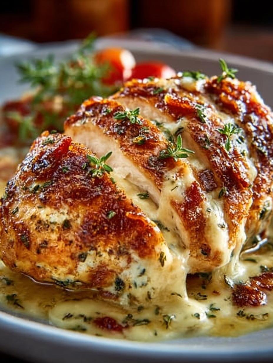 Cheesy Asiago Chicken Delight