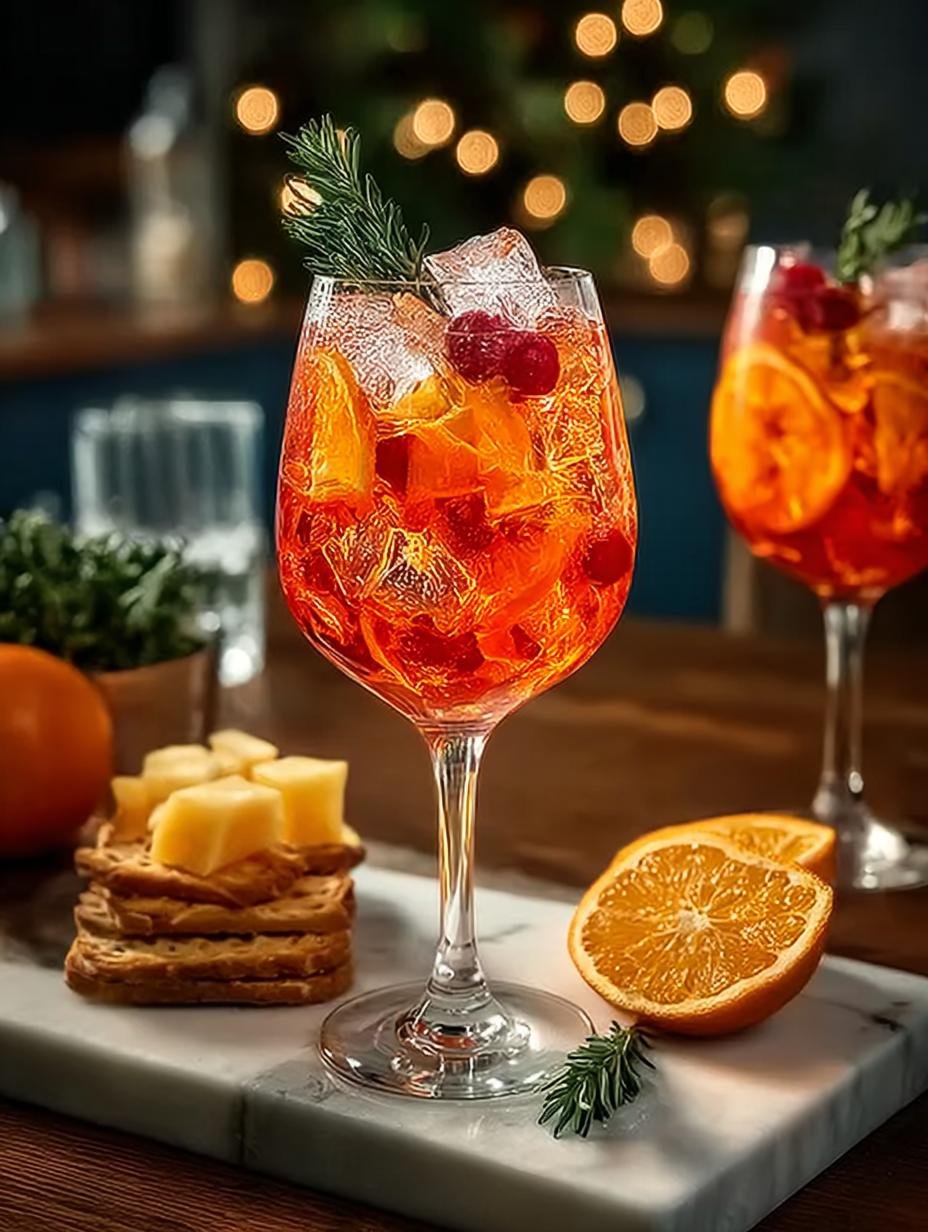 Christmas Aperol Spritz