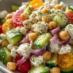 Cottage Cheese Chickpea Salad