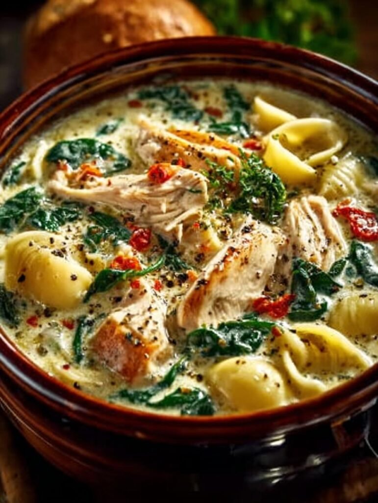 Creamy Chicken Soup with