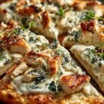 Creamy White Chicken Pizza