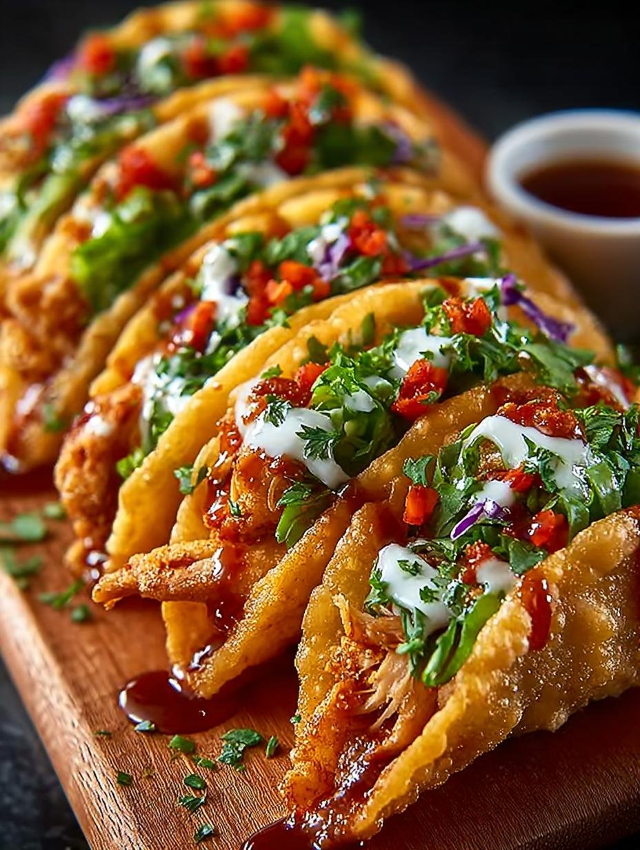 Crispy Chicken Wonton Tacos: 5 Flavorful Steps to Perfection - Crispy Chicken Wonton Tacos - additional detail