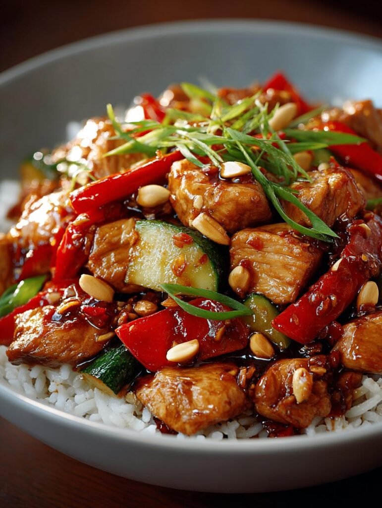 Crockpot Kung Pao Chicken