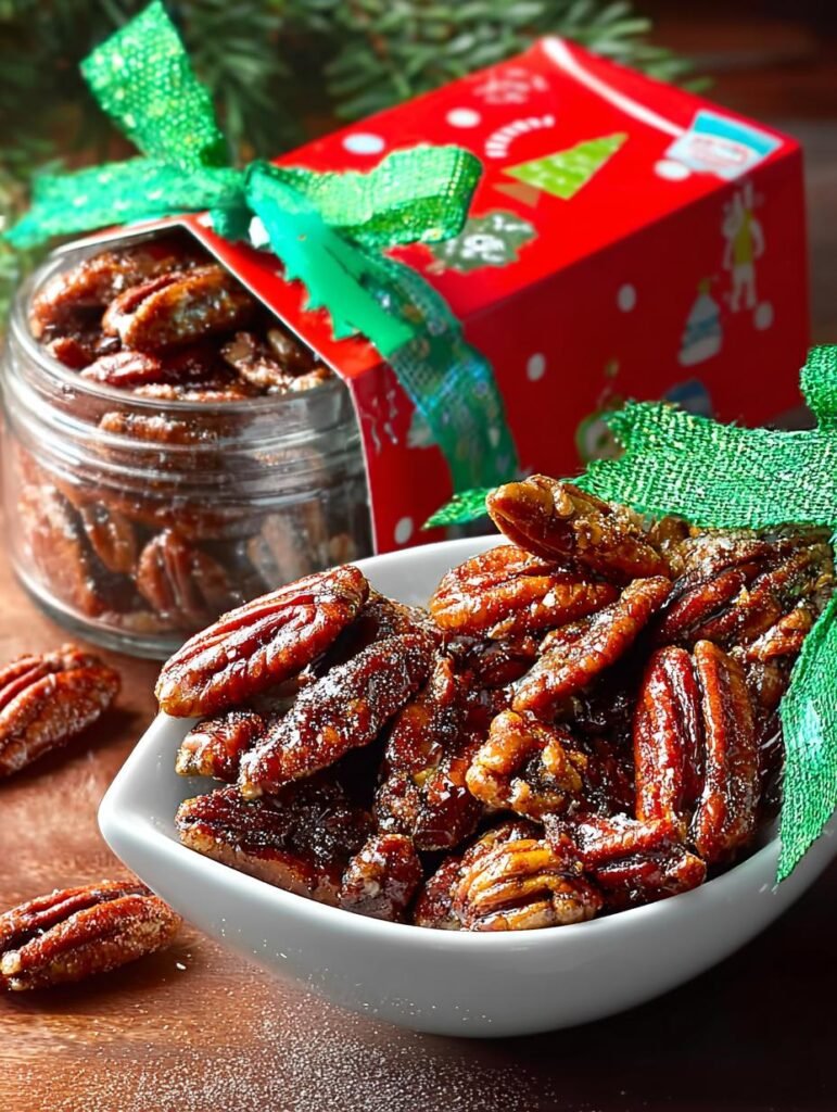 Crunchy Cinnamon Praline Pecans