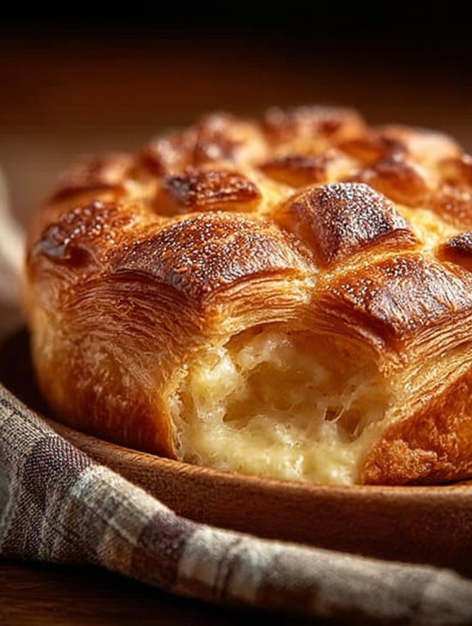 Decadent Buttery Croissant Bread Pudding Recipe - Decadent Buttery Croissant Bread - additional detail